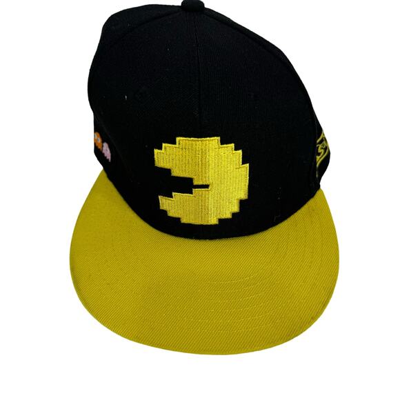 Pac-Man Snapback Cap Video Game 1980’s Retro - Picture 2 of 8
